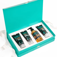 mcaffeine Gift Kit With Pure Coffee Skincare|Gift Set With Face Wash, Face Scrub, Body Wash & Sunscreen|Suitable Gift Kit For All Occasions & All Skin Types|Valentine Present For Him/Her, Birthday