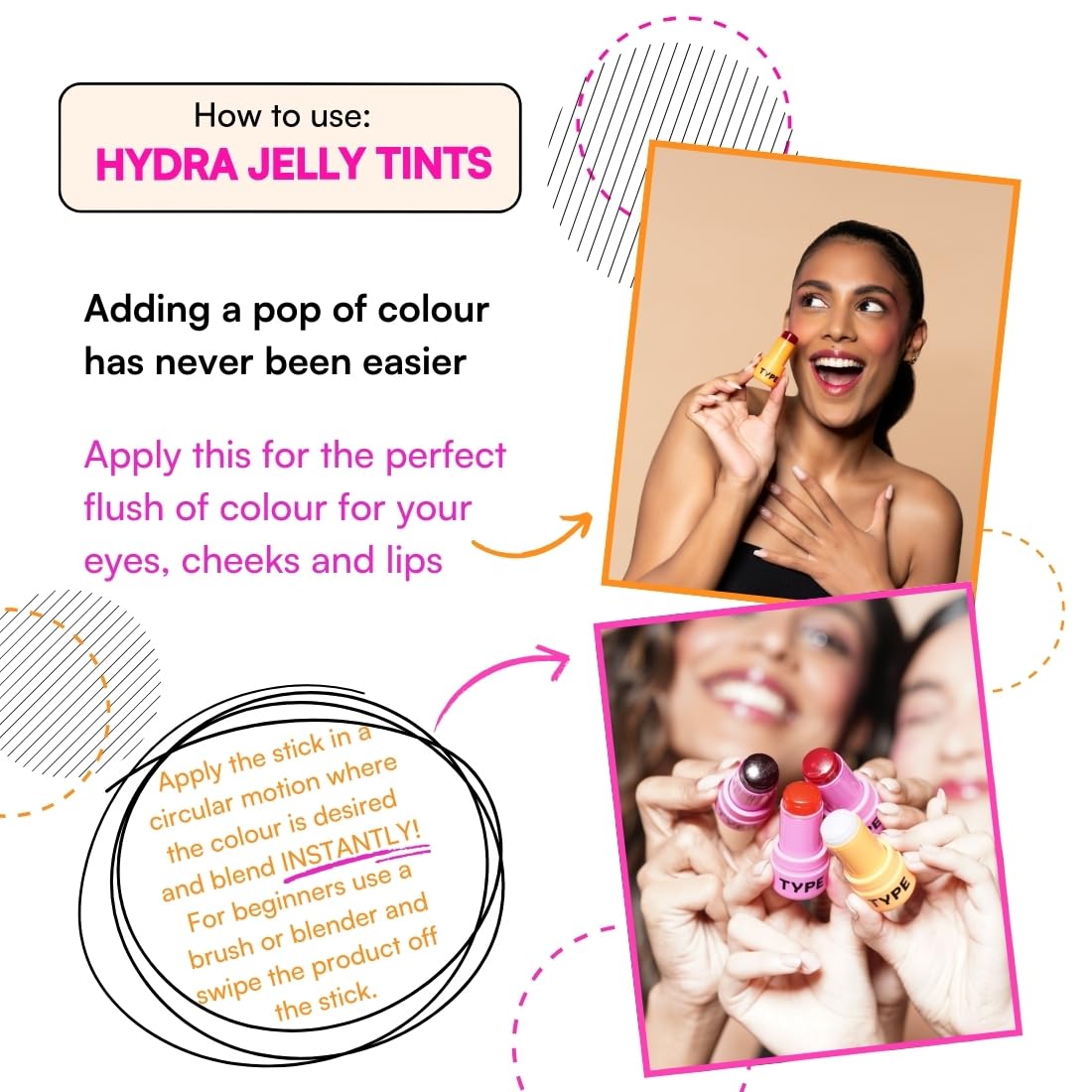 Get Even Hydra Jelly Tint - Cheeks, Lips and Eyes For Brightening and Balancing - Pink Ice 89
