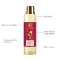 Forest Essentials After Bath Oil Nargis | Ayurvedic Scented Natural After Shower Oil | For Nourished & Moisturised Skin
