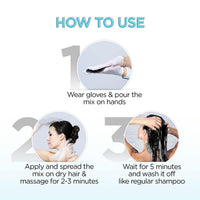 Bblunt Natural Black 5 Minute Shampoo Hair Colour For 100% Grey Coverage - 20ml X 5