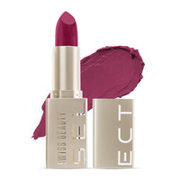 Swiss Beauty Select Crème Touch Hydrating Lipstick | With Vitamin E and Tea Tree Oil | High -shine finish | shade- Delightful Plum, 3g |