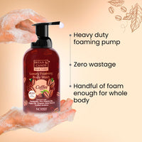 Bryan & Candy Luxury Foaming Body Wash with Pentavitin, Pro Vit B5, Argan Oil, Skin Friendly pH 5.5, All Skin Types, 400 Ml (Coffee Foaming Wash)