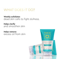 VLCC Clinic Cellulosic Peeling Face Scrub - 100g | Skin Smoothening Peeling Scrub | Weekly Exfoliation | Removes Dead Skin Cells and Excess Oil | Soft, Smooth & Clear Skin | Paraben Free