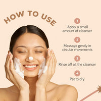 Moody Derma Soothe Barrier Repairing Face Wash Cleanser With Ceramide, Vitamin E & Rice Extract | Face Wash For Combination Skin | Sensitive Skin Face Wash | Glowing Skin | Suitable For All Skin 120 ml
