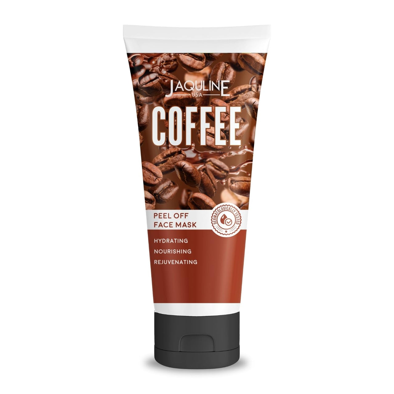 Jaquline USA Coffee Peel Off Face Mask for Men & Women both| Coffee Extract to Remove Tan & Deep Cleansing | Face Mask for Glowing Skin | Dermatologically Tested | 100ml