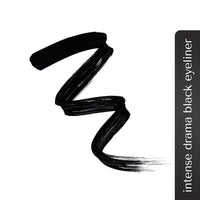 BELLAVITA Intense Drama Waterproof Smudge Proof Eyeliner 3.5ml, Black, Matte Finish, Fast-Drying, Felt Tip Applicator, Enriched with Biotin