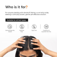 Minimalist Anti-Dandruff Shampoo | With Salicylic Acid, Climbazole & Piroctone Olamine | Remove Flakes, Soothes Itchy Scalp & Reduces Dandruff | Sulphate-Free | Fragrance-Free | Suitable for All Hair Types | For Men & Women | 200 ml