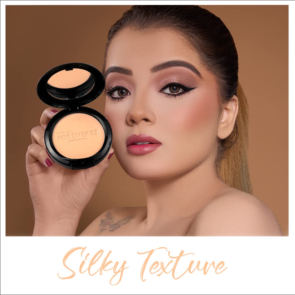 Daily Life Forever52 Two Way Matte Cake Compact For All Skin Type(Warm Honey-Yellow Undertone,12g)