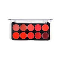 Lakyou Beauty Sealed with a kiss Lip Palette With 10 Pigmented Colors |Creamy Matte Finish Lip Colors Lipstick |Travel Friendly Lip Palette | Multicolor -01, 24gm