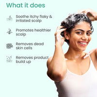 Earth Rhythm Anti-Dandruff Shampoo Bar for Itchy & Flaky Scalp | Men & Women | Contains Arnica Peppermint & Menthol Extracts | Sulphate & Paraben Free - 80 g (Tin)