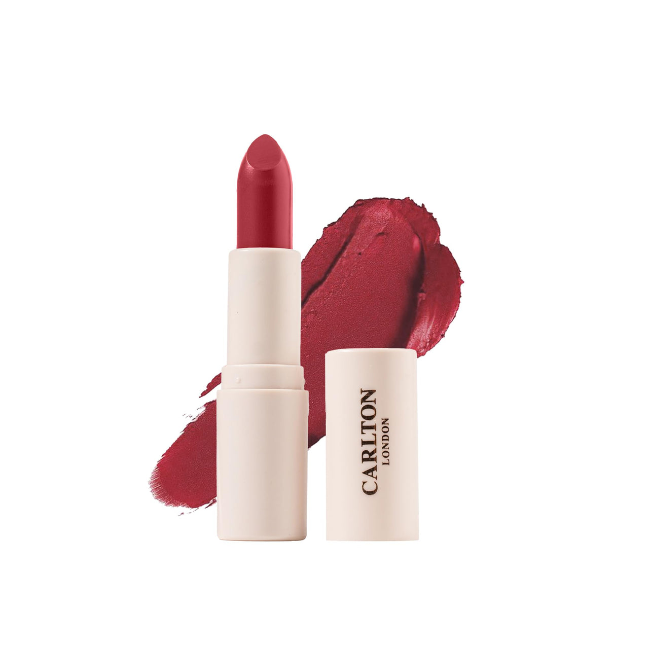 Carlton London Creamy Matte Stardust Bullet Long Stay Lipstick |Enriched with Vitamin E, Castor oil | Intense Colour, Moisturised Lips, Smooth & Light |Upto 8 hrs- 4Gm. (OG Berry)