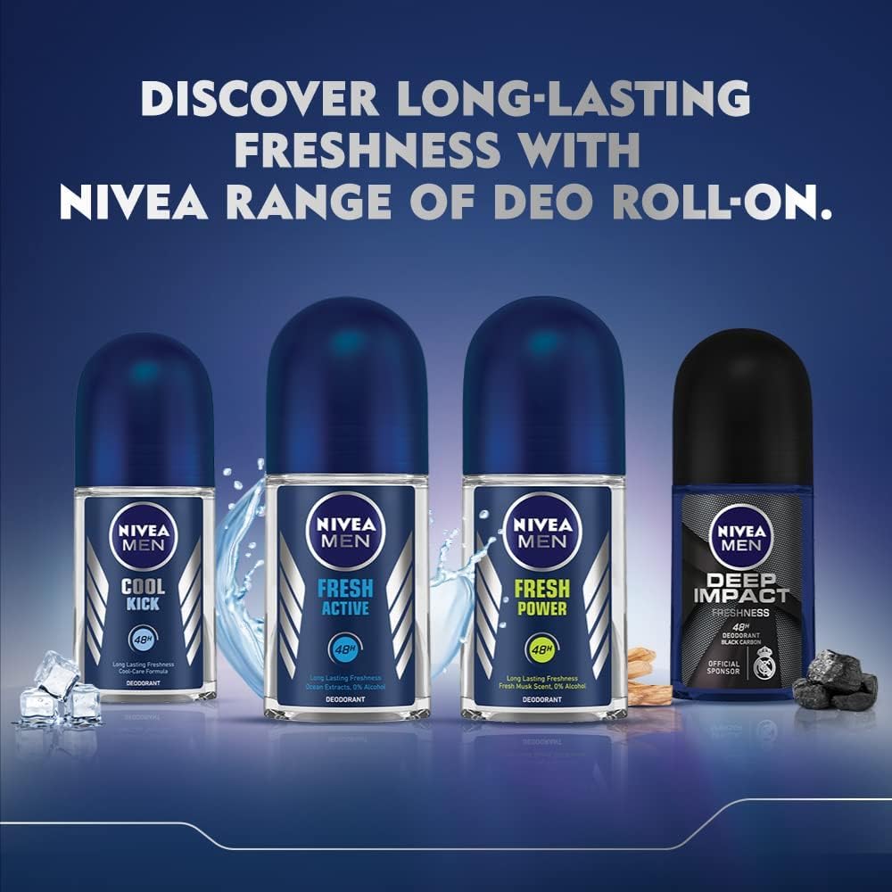 NIVEA MEN Silver Protect Roll On, 50ml