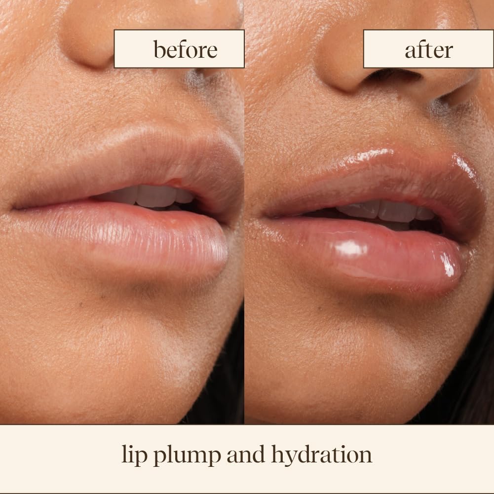 indē wild Dewy Lip Treatment - 15ml | Overnight Repair Vegan Lip Balm & Moisturizer | Lasts for 8+ hour | With Natural Desi Ghee, Shea Butter, Squalane & Hyaluronic Acid | Hydrating Korean Fomrulation