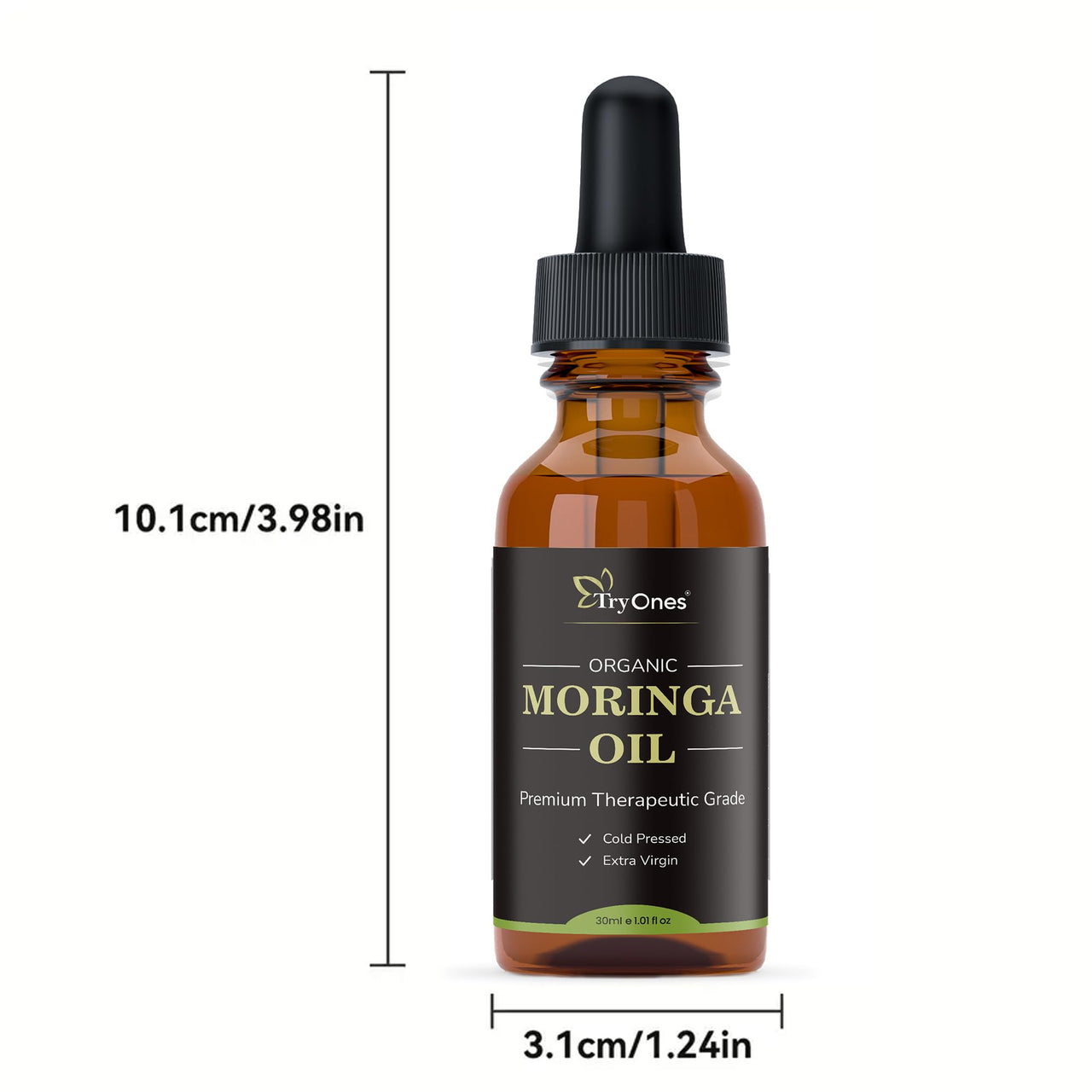 TryOnes Professional Hair Serum for Frizzy Hair||Serum for Women & Men||All Hair Types for Frizz-free, Smooth & Glossy Hair||Moringa Hair Serum_30ML