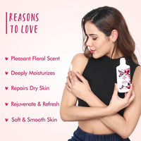 THE LOVE CO. Butter Soft Body Lotion - Nourishing Moisturizer Cream for Dry Skin - Suitable for Men and Women with Jojoba Oil, Shea Butter & Vitamin E - 250ml