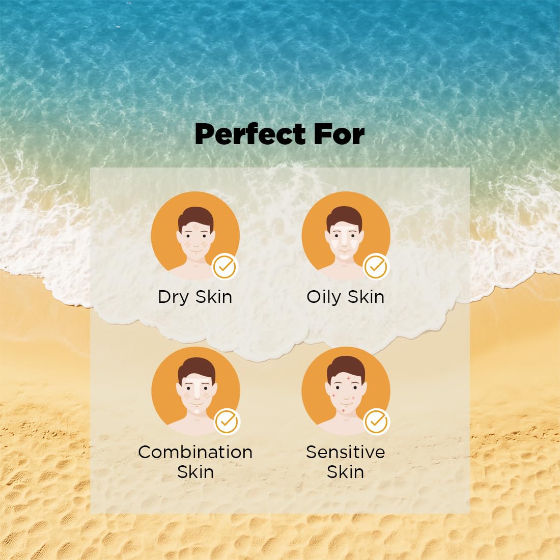 The Man Company Oil-Free Sunscreen SPF50 PA+++ For Men- 50gm | Sunscreen Gel for Oily, Combination & Normal Skin | Broad Spectrum UV A/B Protection | No White Cast | Non-Greasy & Lightweight