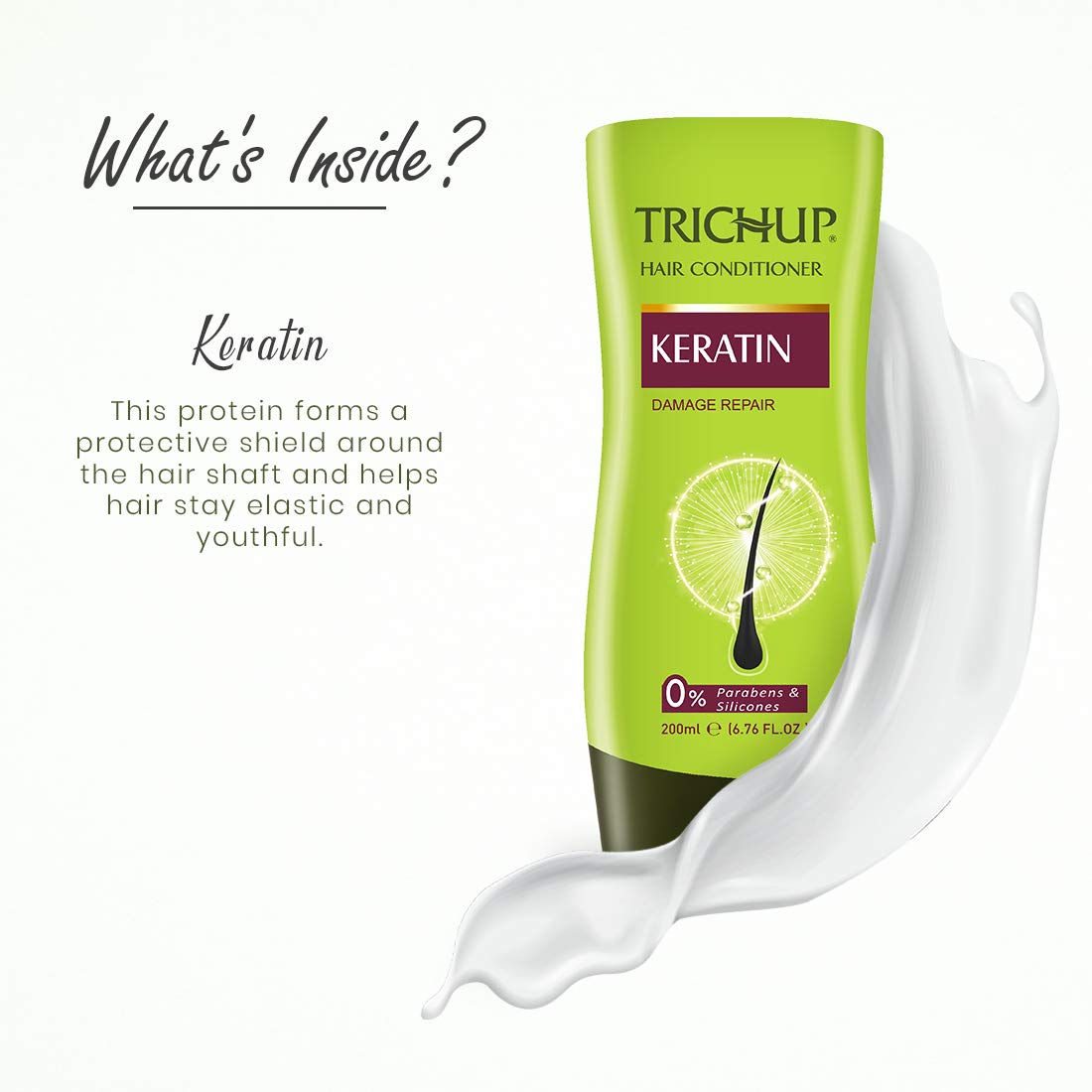 Trichup Keratin Hair Conditioner 200 Millilitre For All Hair Type (Pack Of 2)