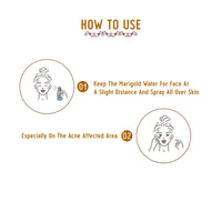 AVIMEE HERBAL Sunehri Pure Marigold Water | For Acne Prone Skin | With Calendula Extracts | 110 Ml, Pack of 1