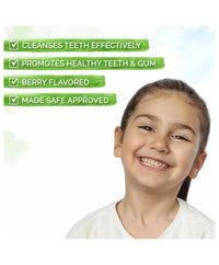 Mamaearth 100% Natural Berry Blast Kids Plaque Removal Toothpaste 50 Gm, Fluoride Free, SLS Free, No Artificial Flavours, Best for baby