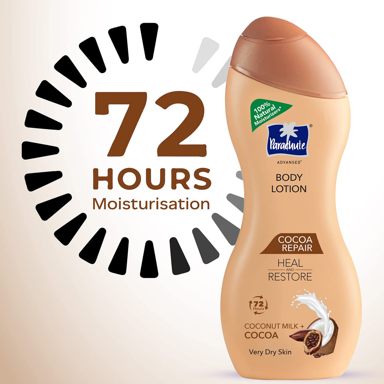 Parachute Advansed Cocoa Repair Body Lotion, Intense Moisture, 600ml