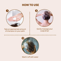 INDUS VALLEY Colour Protective Shampoo 200 ml Without Sles, No Parabens, Ph 5.5 with Natural Damage Free Gel Colour Medium Brown 4.00 Gel Hair Colour (20 g, 200 +200ml = 400 ml)