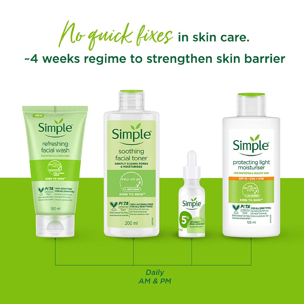 simple Kind To Skin Protecting Light Moisturiser 125 Ml, Liquid