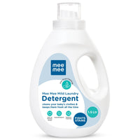 Mee Mee Mild Baby Liquid Laundry Detergent Refill Pack, 1.2L & Mee Mee Mild Baby Liquid Laundry Detergent, 1.5L