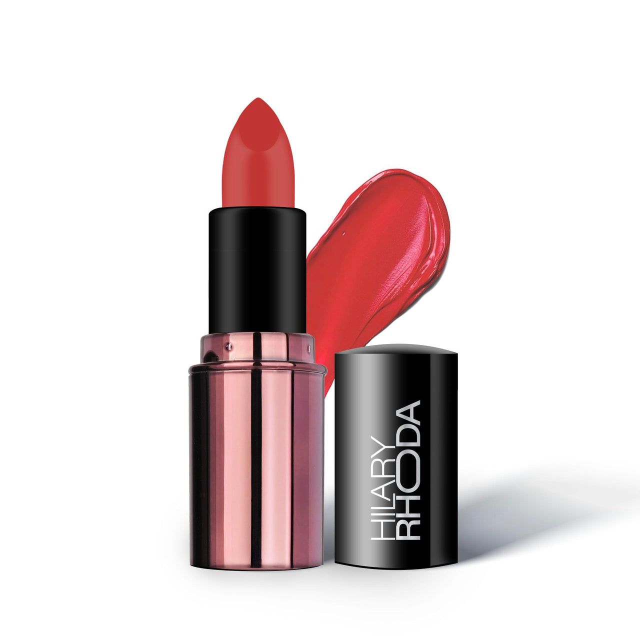 Hilary Rhoda Creamy Touch Lipstick | Infused with Olive Oil, Shea Butter & Vitamin E | Highly Pigmented & Creamy Texture | Long Lasting & Keeps Lips Moisturising - 4g(Fiery Red - Shade 09)