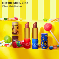 LoveChild Masaba - Sour-Casm - Luxe Matte Lipstick, Hydrating & Nourishing, Long lasting, Bullet Matte Orange Lipstick, 4ML