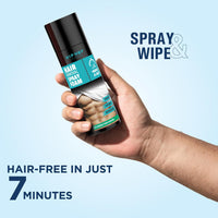 HipHop Skincare Hair Removal Spray Foam For Men Painless Body Hair Removal For Chest, Legs, Arms, Shoulders & Back Suitable For All Skin Types 200Ml