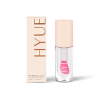 HYUE HydraGlow™ Lip Oil | Color Reviving | Intense 24HR Hydration | Non-Sticky | Lightweight Formula | 6 ml | With Cherry, Jojoba Oil, Kakadu Oil and Vitamin E | Crystal-like Shine | Chunky Applicator