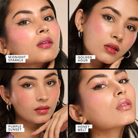 GUSH Pink Tint Colour Changing pH Lip Oil | Long Lasting Hydration & Nourishment | Enriched with Jojoba and Rosehip Oils | Weightless, Non-Sticky & Glossy Finish | (Golden Hour 5ml)