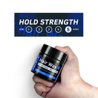 Ustraa Strong Hold Hair Wax - Matte Look 100g | Non-sticky Wax, Easy-to-Wash Strong Hold | For Non-glossy Matte Finish | Without harmful chemicals or fixatives
