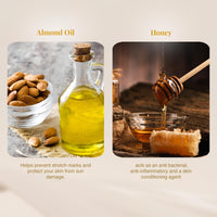 VLCC Almond & Honey Body Butter - 200g | Deeply Moisturizing Body Butter for Dehydrated Skin | Intensely Hydrating Body Cream for Soft, Smooth, Hydrated Skin with Almond Oil & Honey