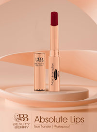 Beauty Berry Non Transfer Waterproof Lipstick, Long Lasting Smudge Proof Highly Pigmented Shades, (MEHROON-02, 1)