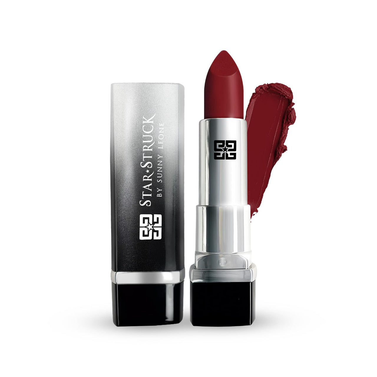 STARSTRUCK BY SUNNY LEONE Matte Lipstick- Maroon Lipstick- Starry Night 4.2 gm| Lipsticks for Women | Long Lasting Lipstick for Women | Makeup Lipsticks | Waterproof Lipstick | Smudge Proof Lipstick