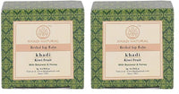 Khadi Natural Kiwi Fruit Lip Balm with Beeswax and Honey, 5g| Herbal Lip Balm for Soft Lips | Nourishing Lip Balm for Chapped Lips | Free From Harsh Chemicals | Unisex Formula (Pack of 2)
