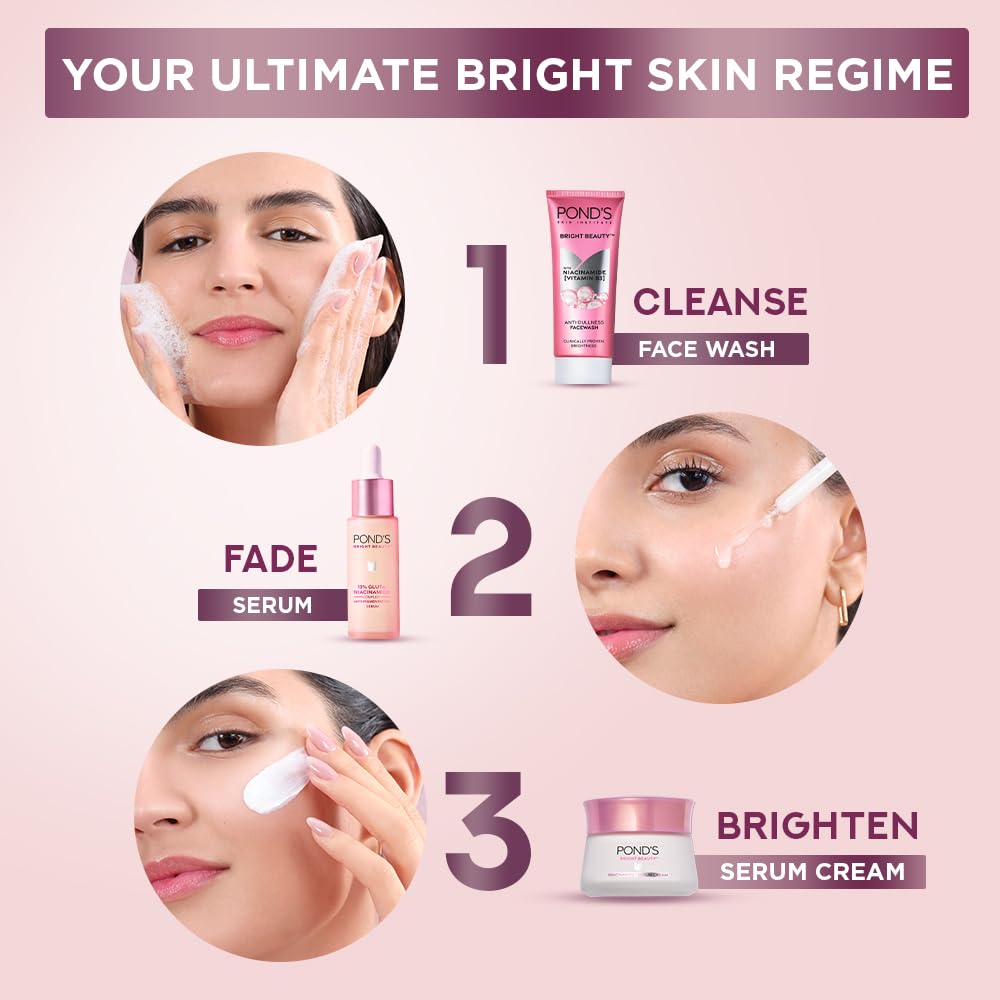POND'S Anti-Pigmentation Serum With 12% Gluta-Niacinamide Complex For Flawless Radiance, Reduces Pigmentation From Day 7, 14 Ml