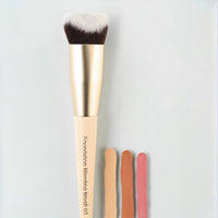 Milagro Beauty Foundation Brush 01 – Seamless Blending Brush for Liquid, Cream & Powder Foundations, Soft Dense Bristles, Flawless Coverage, Vegan & Cruelty-Free, Easy to Use & Clean