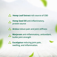 Hampa Hemp Arthritis Care Oil 100ml, Effective Relief for Knee, Joint Pain caused by Rheumatoid Arthritis, with Full spectrum Vijaya Leaf Extract and 13 Ayurvedic Herbs- 100% Natural and Ayurvedic