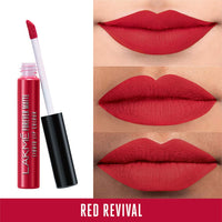 Lakmé Eyeconic Lash Curling Mascara For Eyelash Volume, Smudge Proof, Water Proof, Black, 9 ml & Lakmé Forever Matte Liquid Lip Colour, Red Revival, 5.6 ml