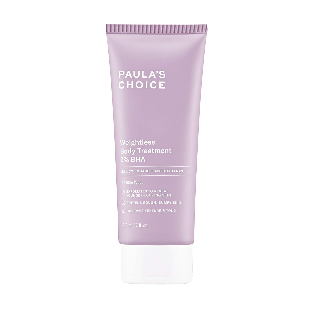 Paula's Choice Weightless Lotion Body Treatment 2% Bha With Salicylic Acid And Antioxidants For All Skin Types - 210 Ml