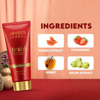 Jovees Herbal Bridal Face Creme | For Natural Glow and Brightness | Ultra Radiance, Hydrated and Flawless skin | Daily Use | For All Skin Types 60 GM