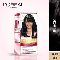 L Oréal Paris Excellence Hair Color Small Pack Shade.1, Natural Black, 25ml+25g (PACK OF 2)