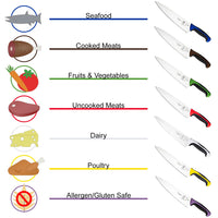 Mercer Culinary Purple Millennia Colors Handle, 8