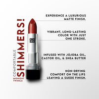 STARSTRUCK BY SUNNY LEONE Matte Lipstick- Maroon Lipstick- Midnight Twinkle 4.2 gm| Lipsticks for Women | Long Lasting Lipstick | Makeup Lipsticks | Waterproof Lipstick | Smudge Proof Lipstick