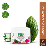 Coco Baya Hydra Boost Moisturizer, Enriched With Rose, Malai, Natural Hyaluronic Acid & Vitamin B3, Moisturizer For All Skin Types, Helps Slow Down Any Signs Of Aging, 50 gm