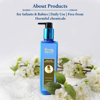Blue Nectar Baby Lotion with Nourishing Organic Ghee, Body Butters and Ayurvedic Baby Oils Baby skincare | Infant Body lotion | Gentle moisturizer for Kids (12 Herbs, 200ml)