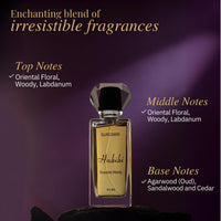 Suroskie Habibi Perfume 50Ml | Luxury Eau De Parfum | Long Lasting Unisex Fragrance Spray | Aromatic Blend Of Aqua, Saffron & Rose Scent | Floral & Woody Notes | Premium Gift For Men & Women