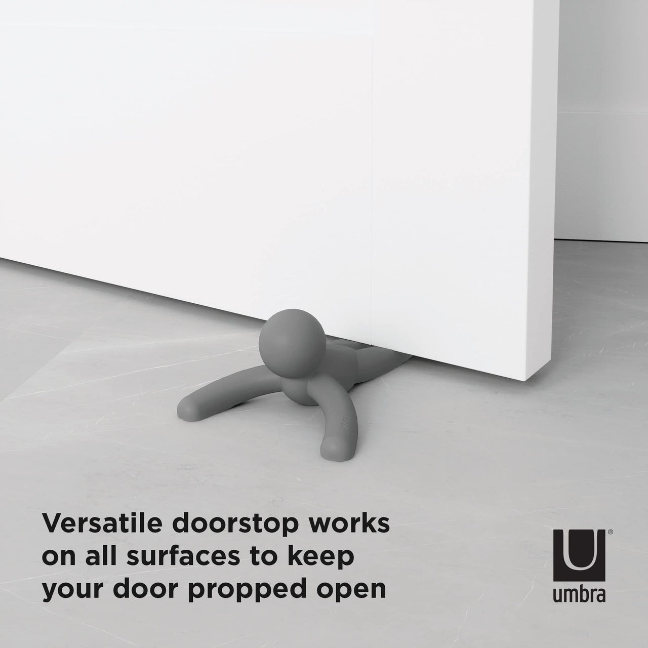 Umbra Buddy Doorstop Charcoal Set of 2